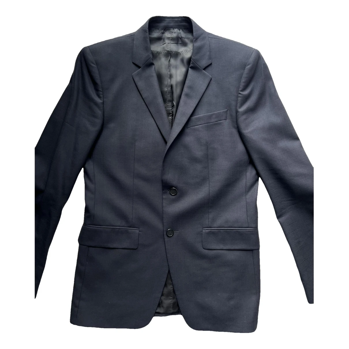 Pre-owned Givenchy Wool Suit In Navy