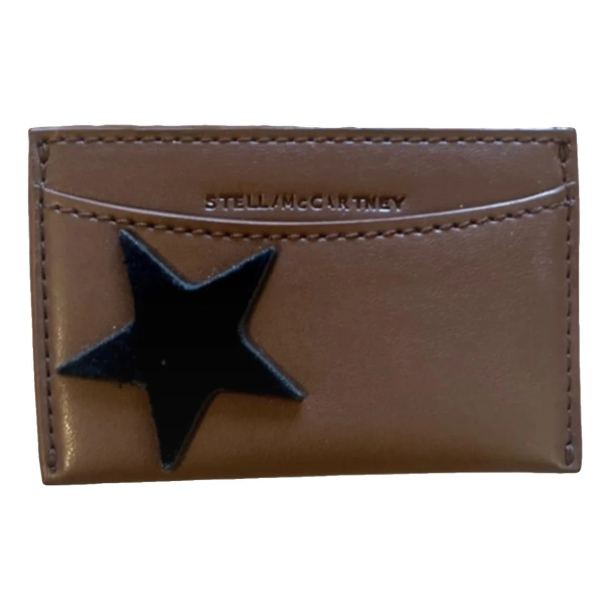 Pre-owned Stella Mccartney Leather Wallet In Brown