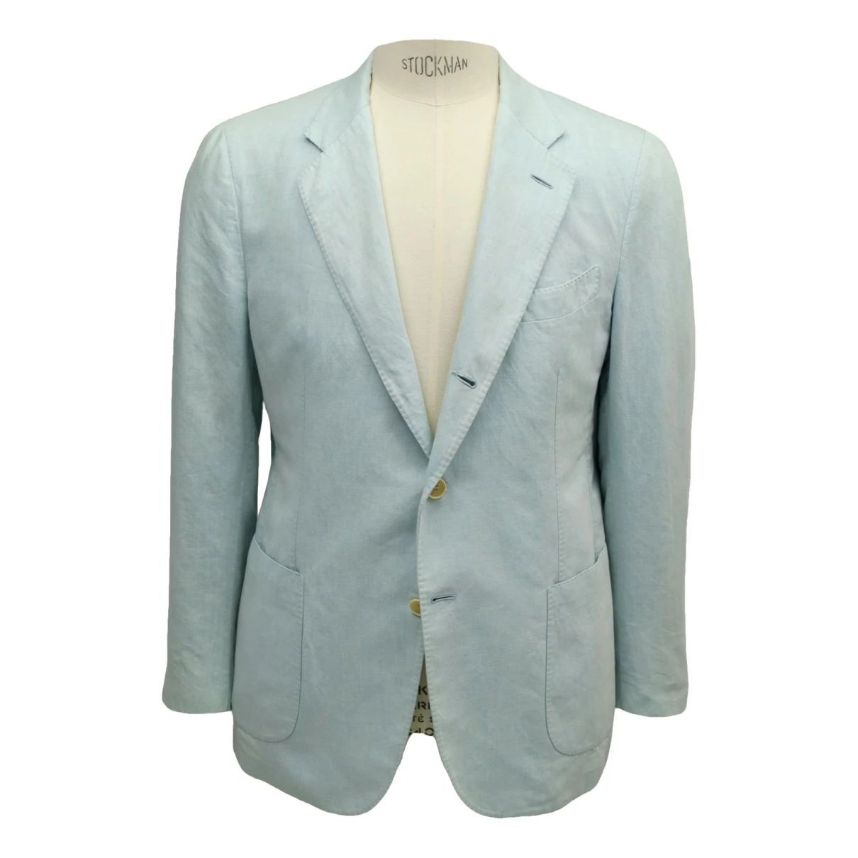 Pre-owned Loro Piana Linen Jacket In Blue