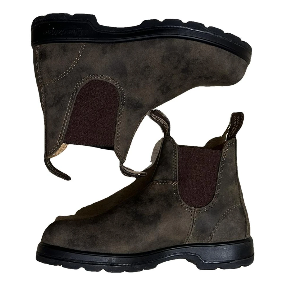 Pre-owned Blundstone Ankle Boots In Brown