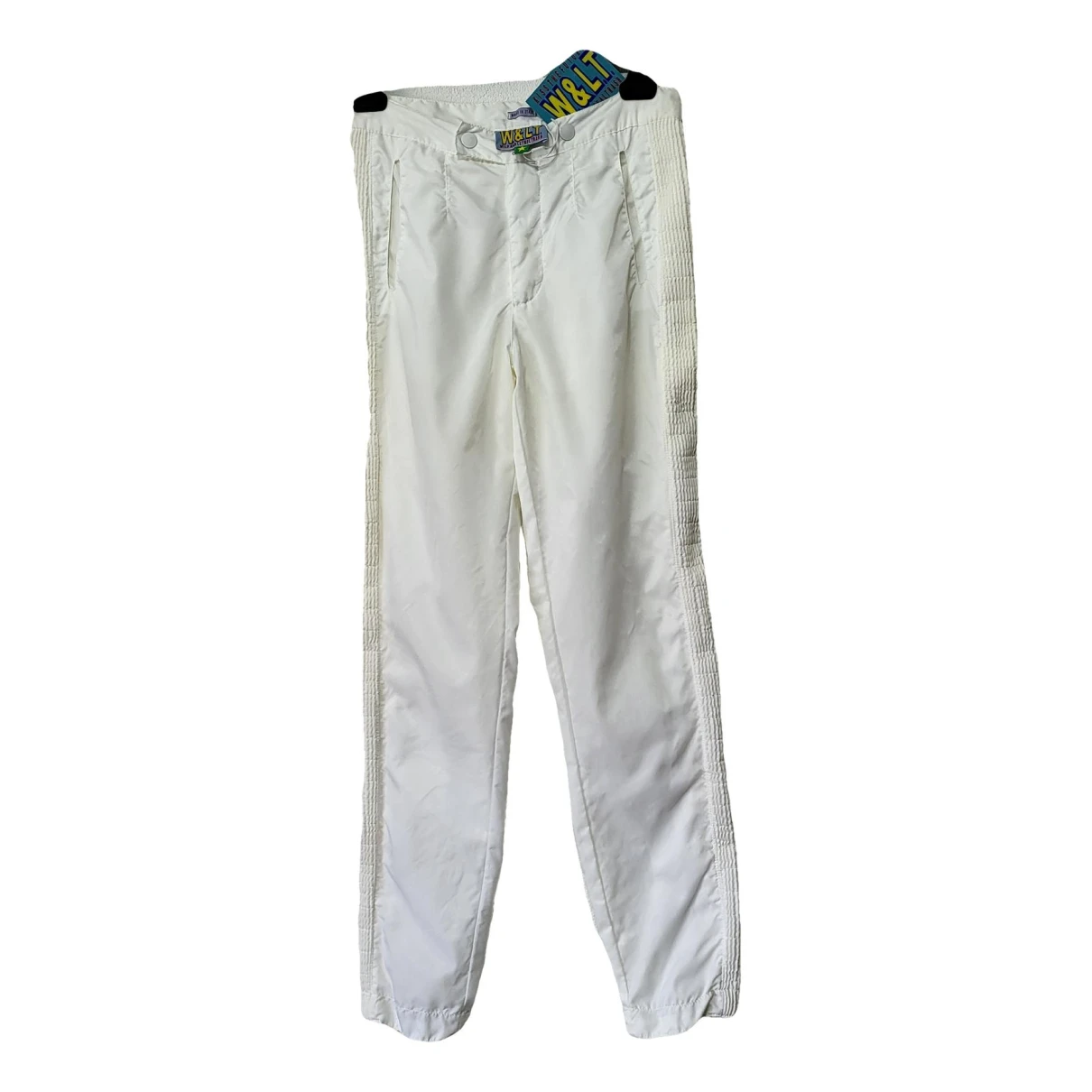 Pre-owned Walter Van Beirendonck Straight Pants In White