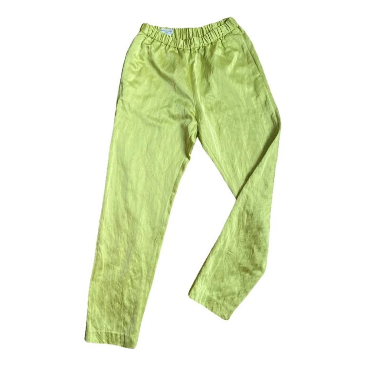 Pre-owned Dries Van Noten Trousers In Green