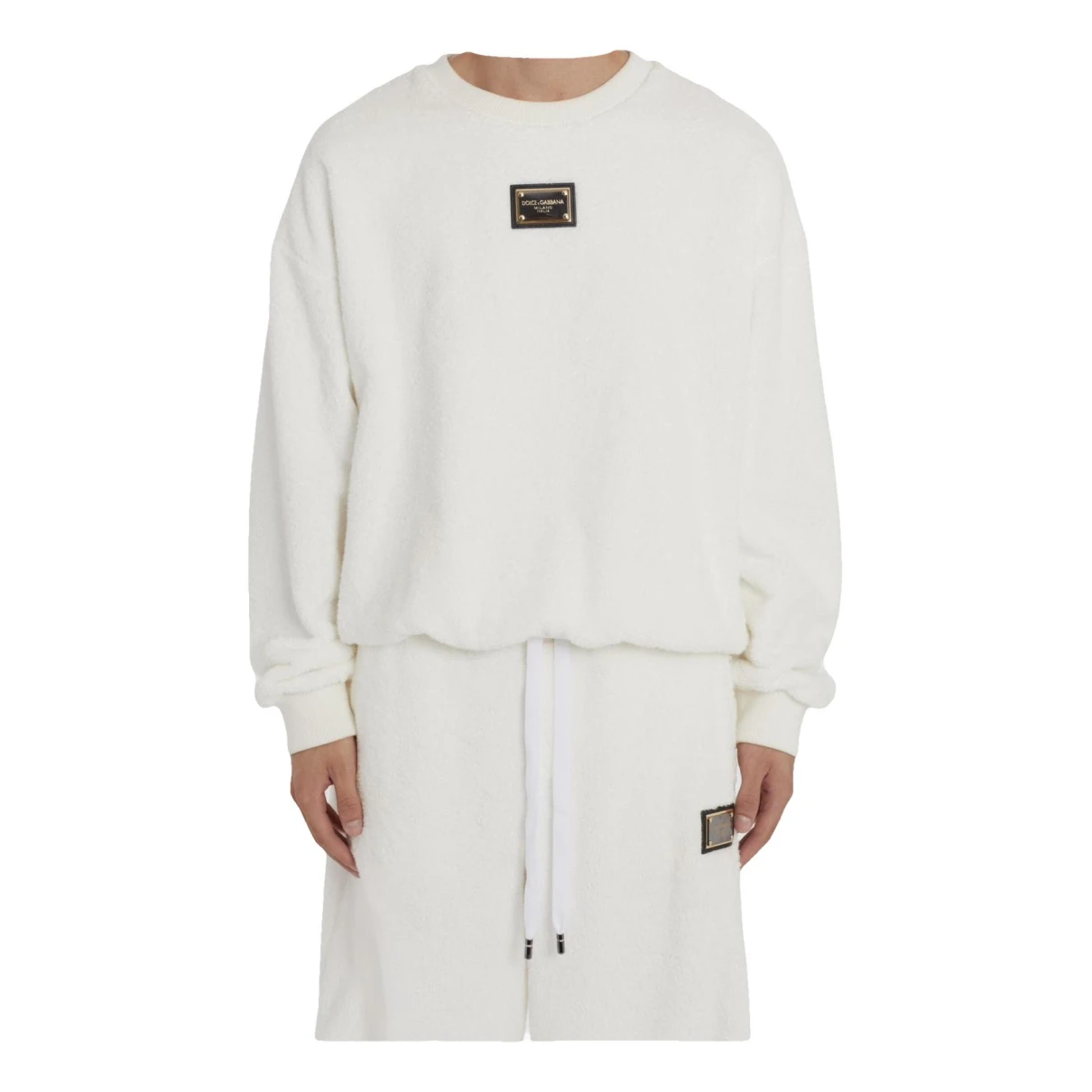 Pre-owned Dolce & Gabbana Sweatshirt In White