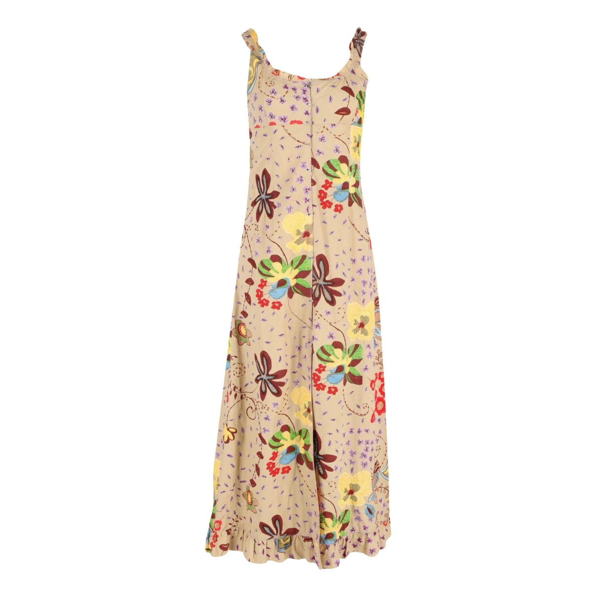 Pre-owned Alberta Ferretti Mid-length Dress In Multicolour