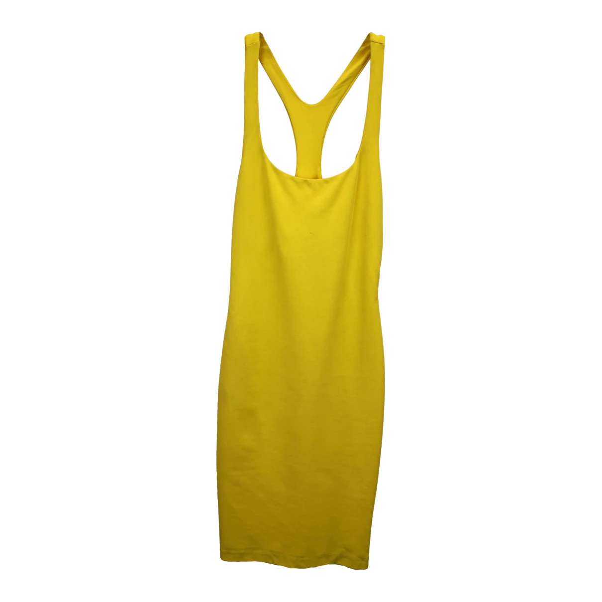 Pre-owned Dsquared2 Mini Dress In Yellow