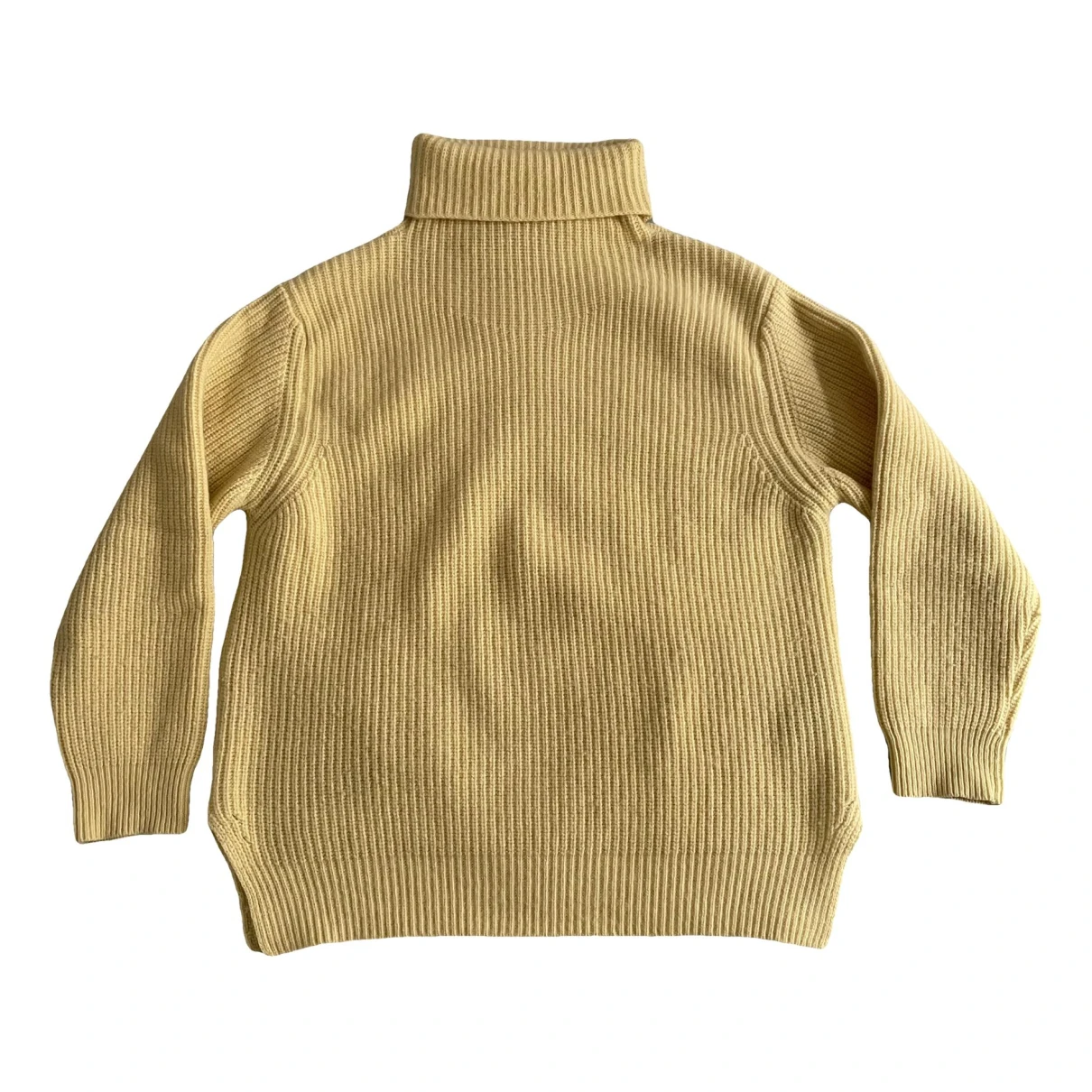 Pre-owned Margaux Lonnberg Wool Jumper In Yellow