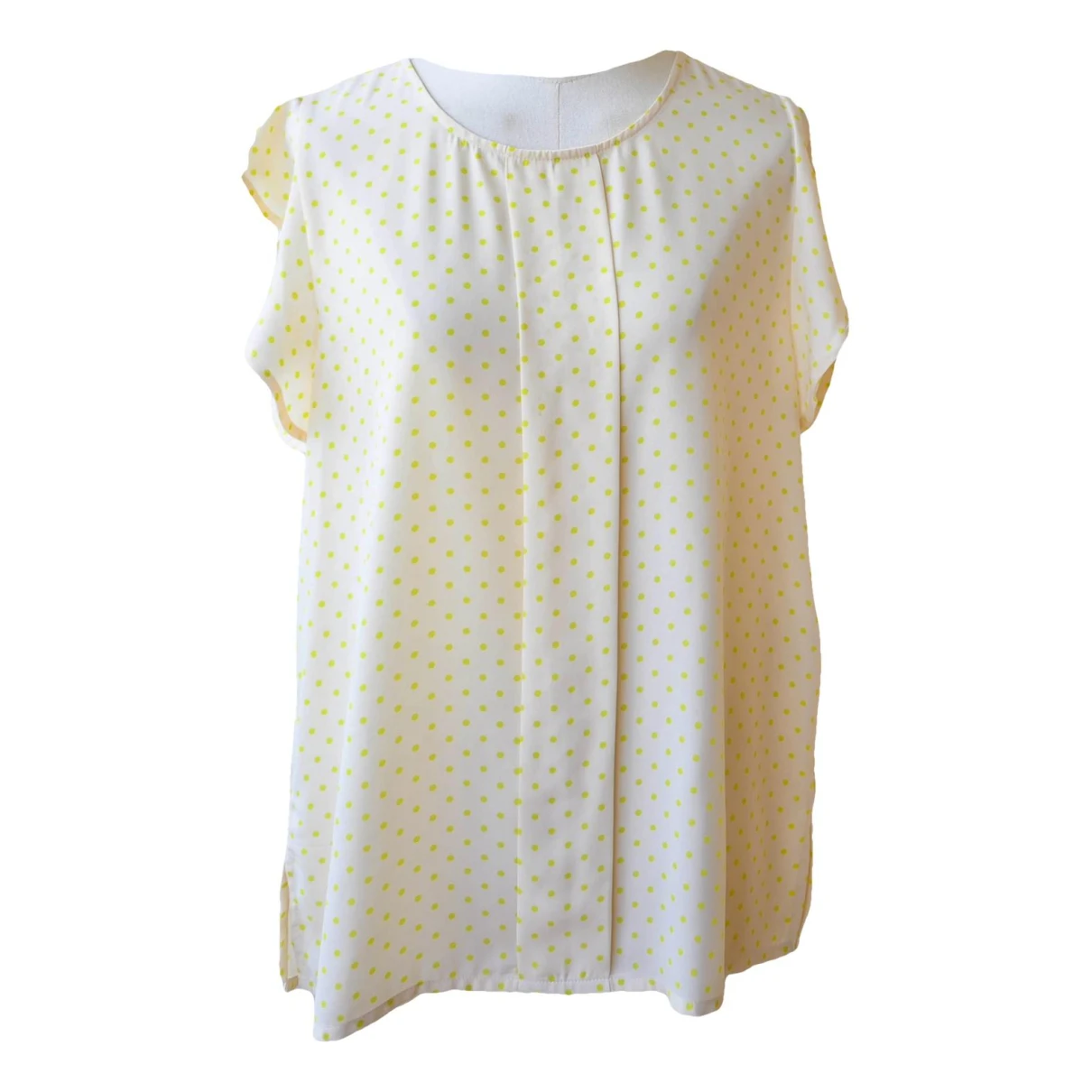 Pre-owned Louis Vuitton Silk Blouse In Yellow