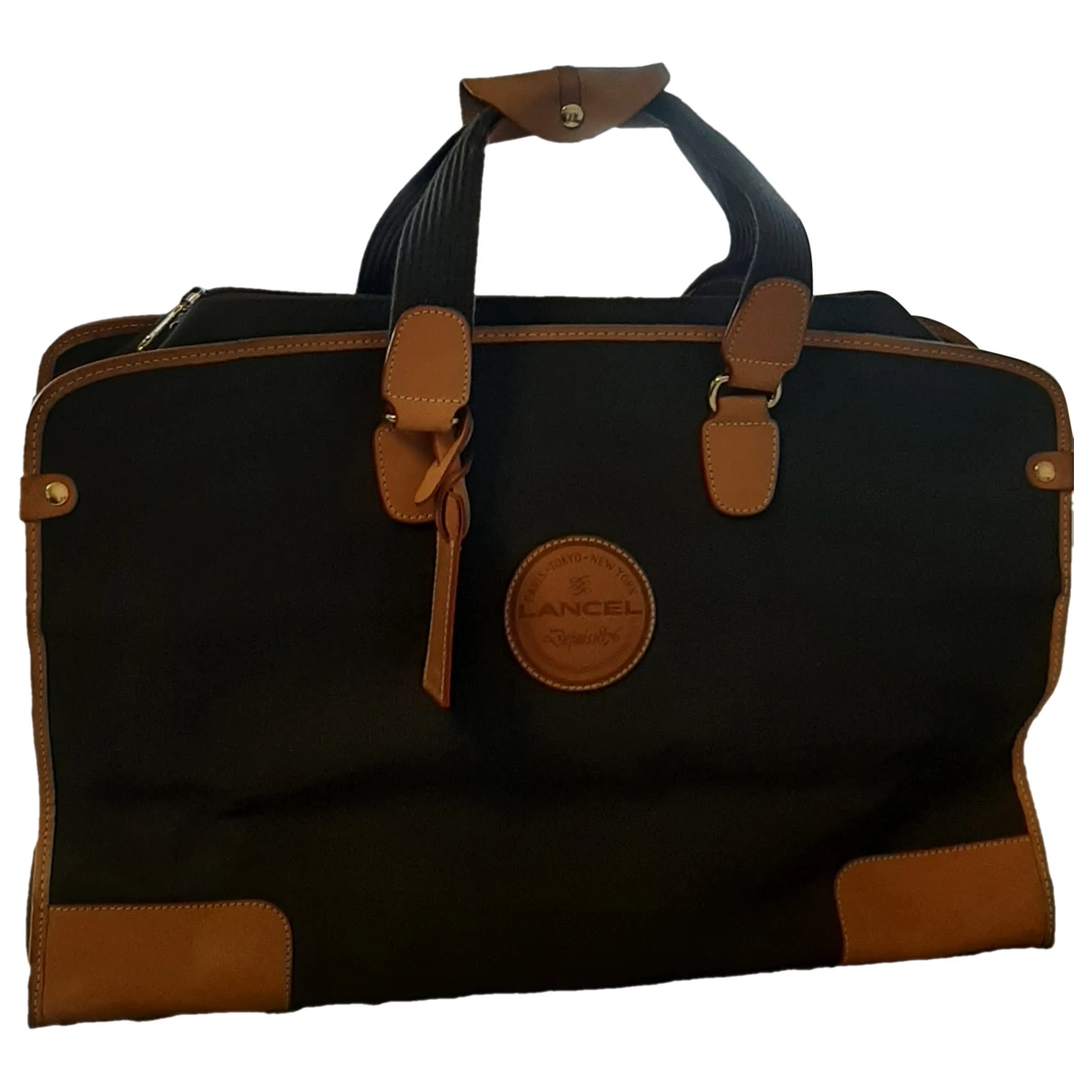 Pre-owned Lancel Weekend Bag In Brown