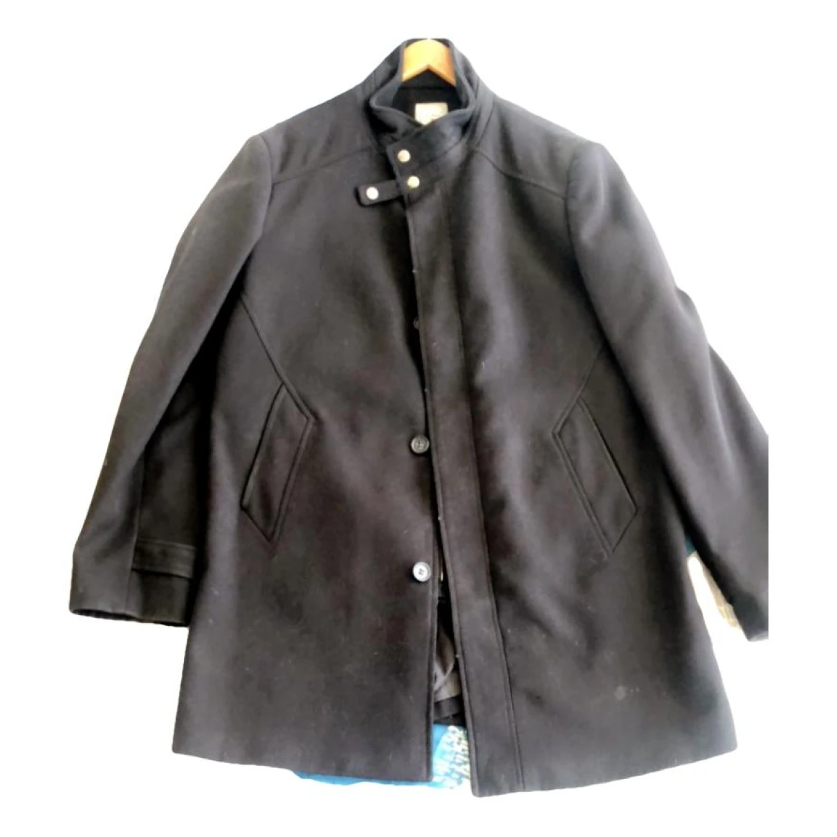 Pre-owned Devred Coat In Black