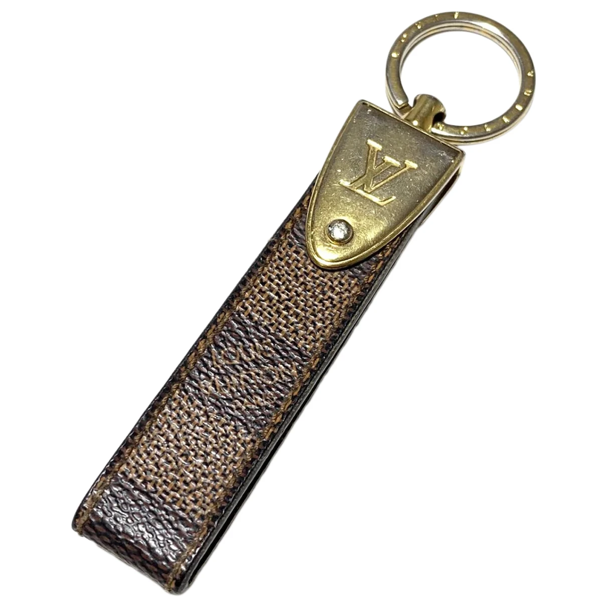 Pre-owned Louis Vuitton Cloth Bag Charm In Brown