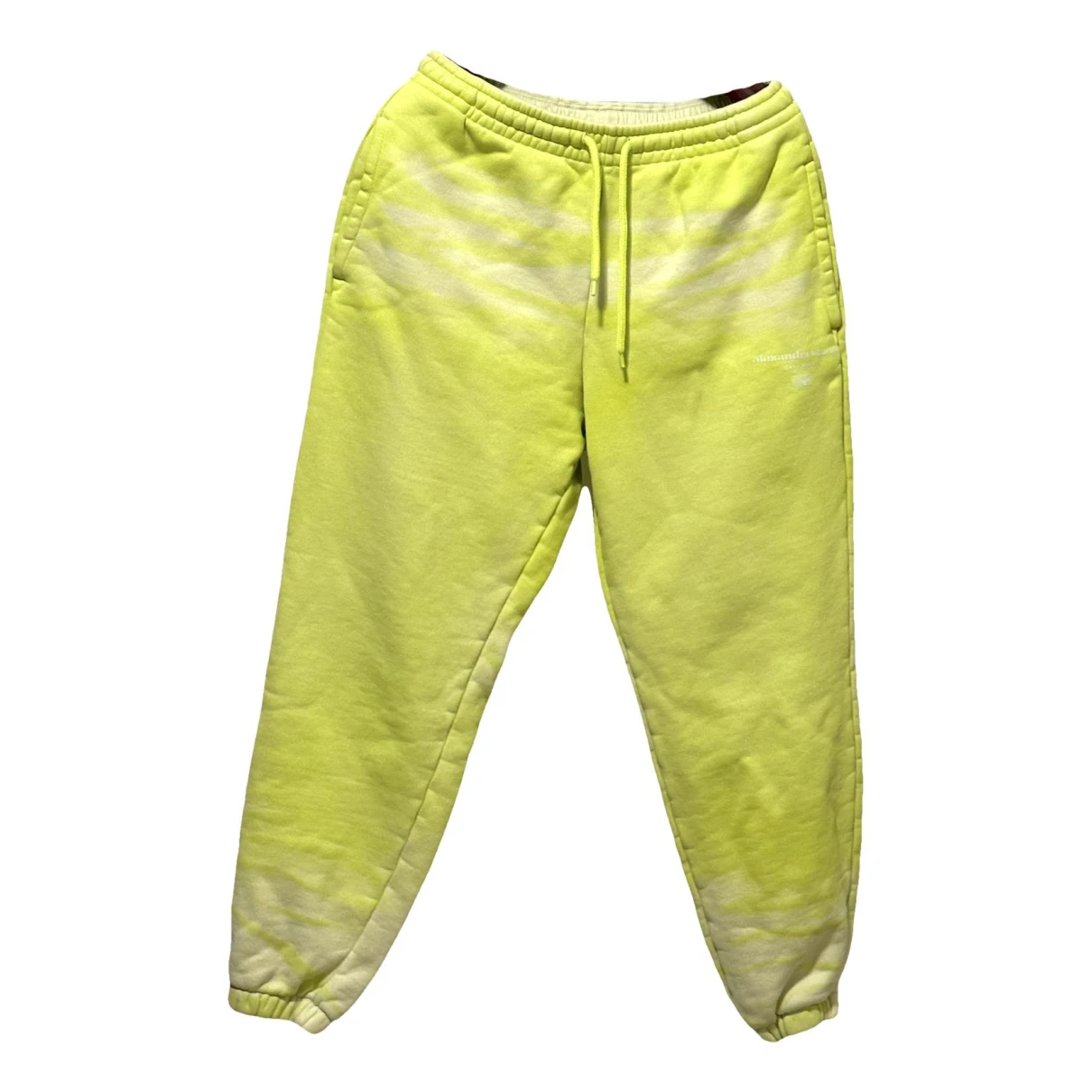 Pre-owned Alexander Wang Trousers In Yellow