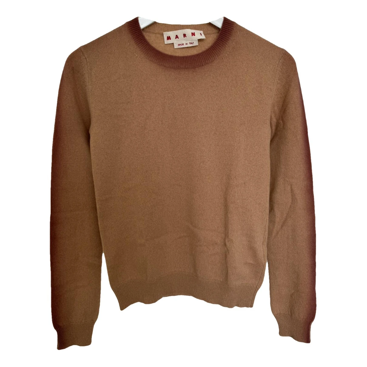 Pre-owned Marni Cashmere Jumper In Camel