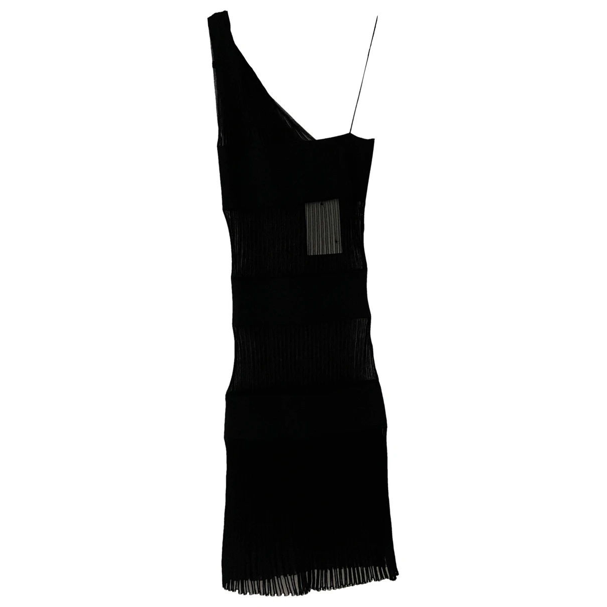 Pre-owned Christopher Esber Mini Dress In Black