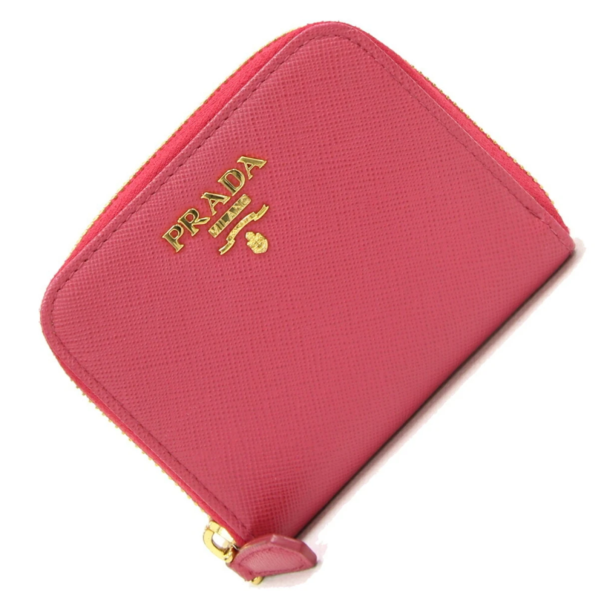 Pre-owned Prada Leather Purse In Pink