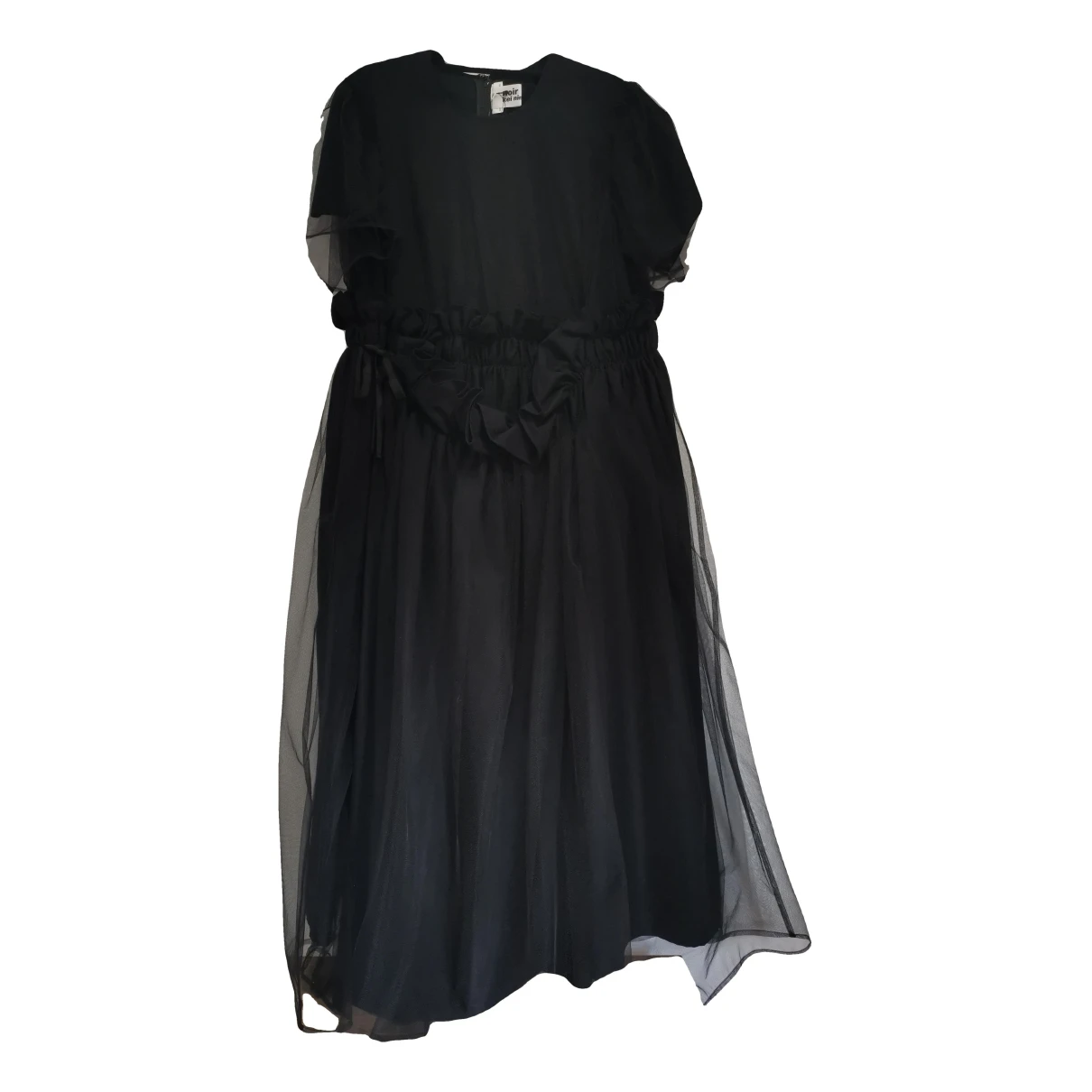 Pre-owned Noir Kei Ninomiya Mid-length Dress In Black