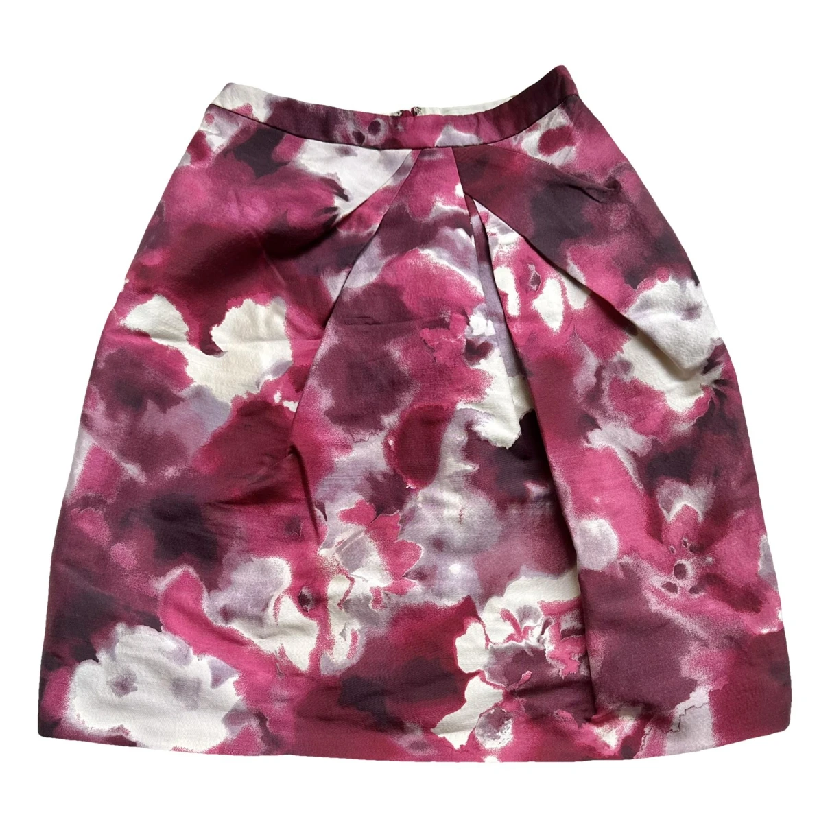Pre-owned Moschino Silk Mid-length Skirt In Multicolour