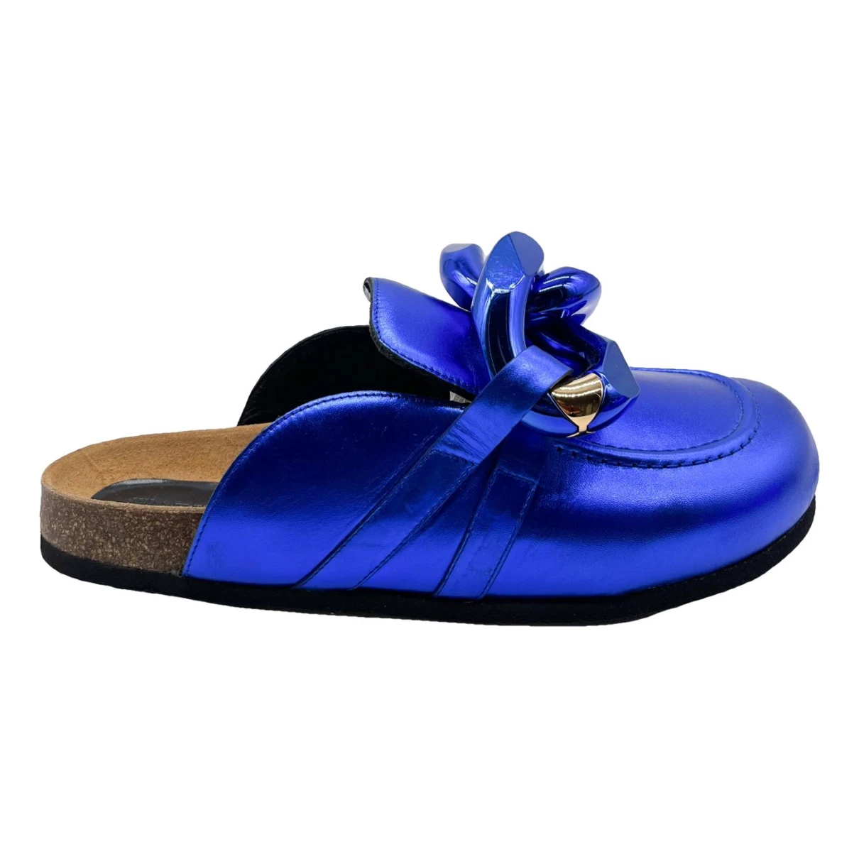 Pre-owned Jw Anderson Leather Sandals In Blue