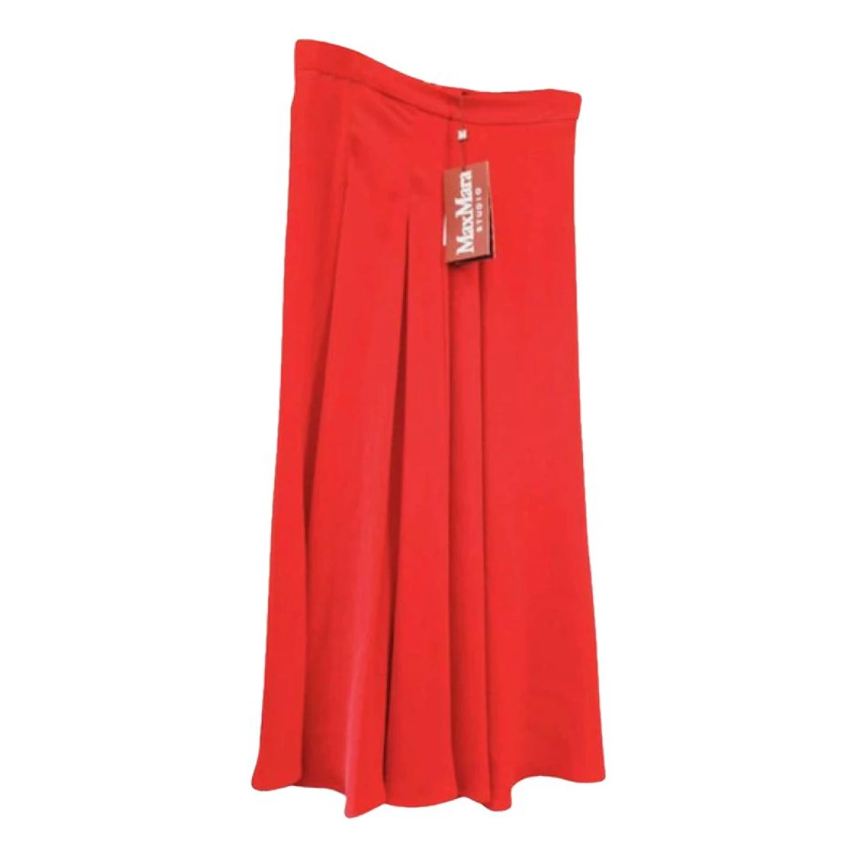 Pre-owned Max Mara Mid-length Skirt In Red