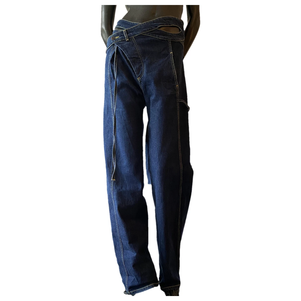 Pre-owned Ottolinger Trousers In Blue