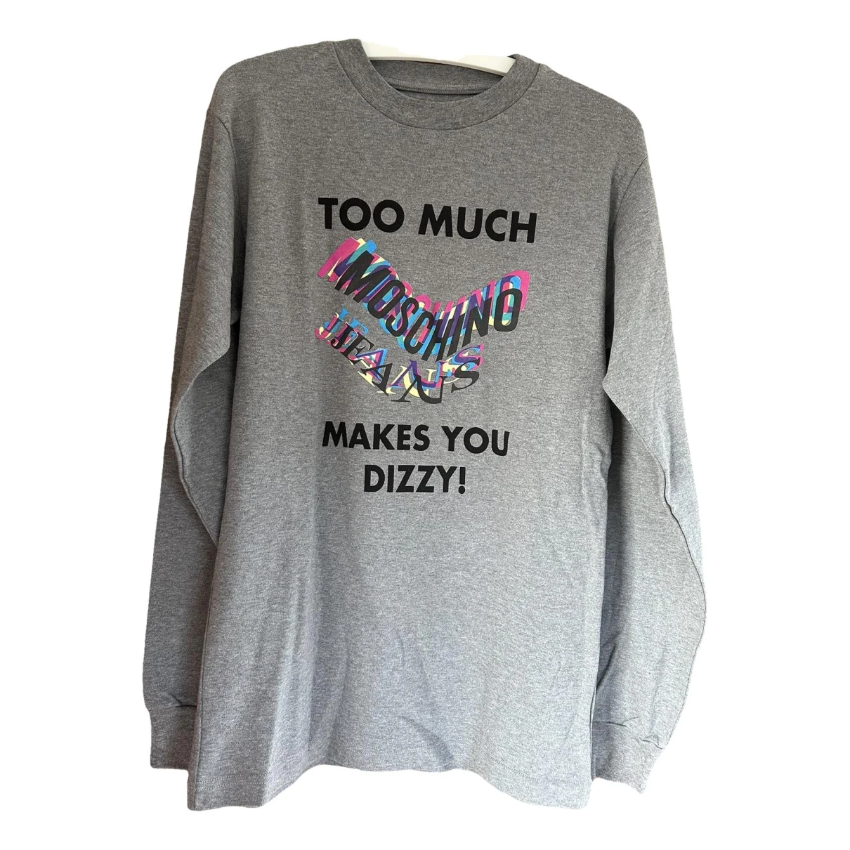 Pre-owned Moschino T-shirt In Grey