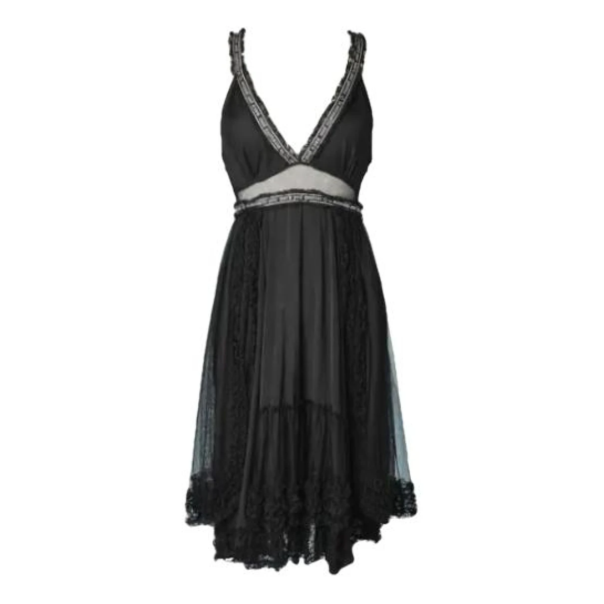 Pre-owned Jean Paul Gaultier Mini Dress In Black