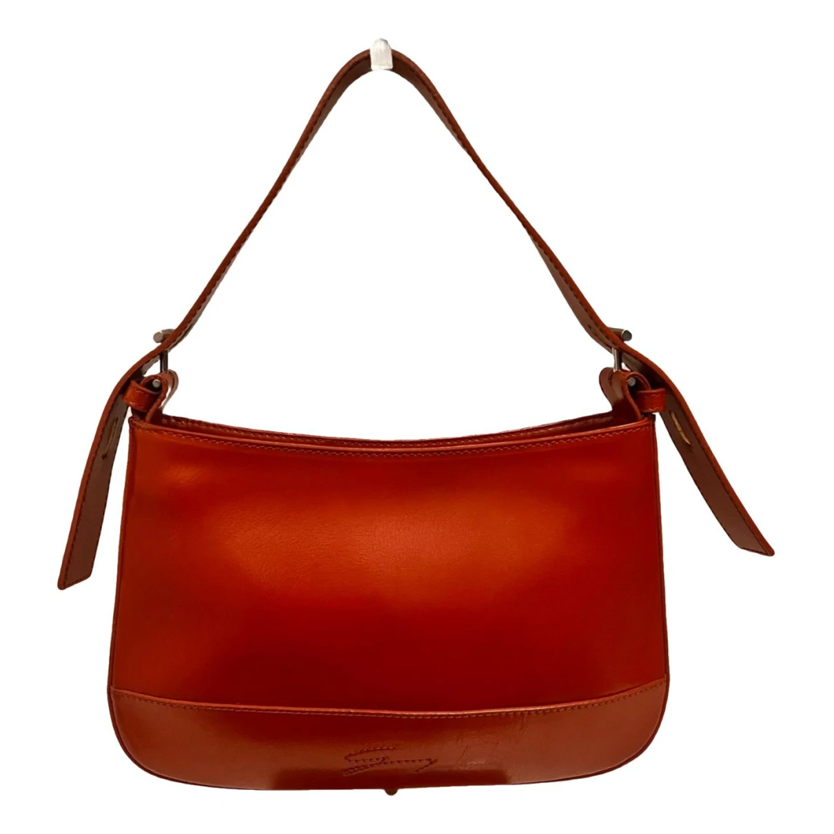 Pre-owned Genny Leather Handbag In Burgundy