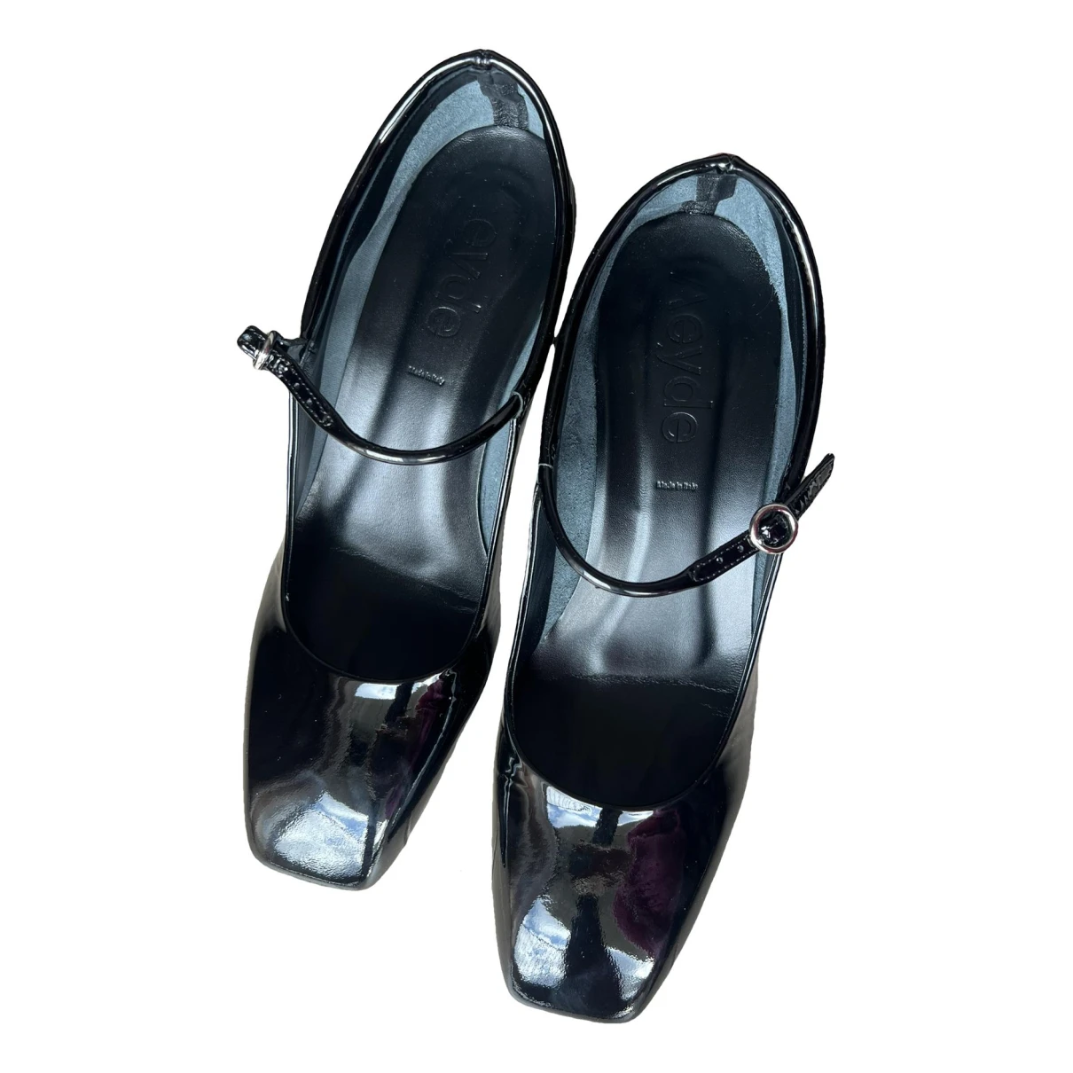 Pre-owned Aeyde Leather Heels In Black