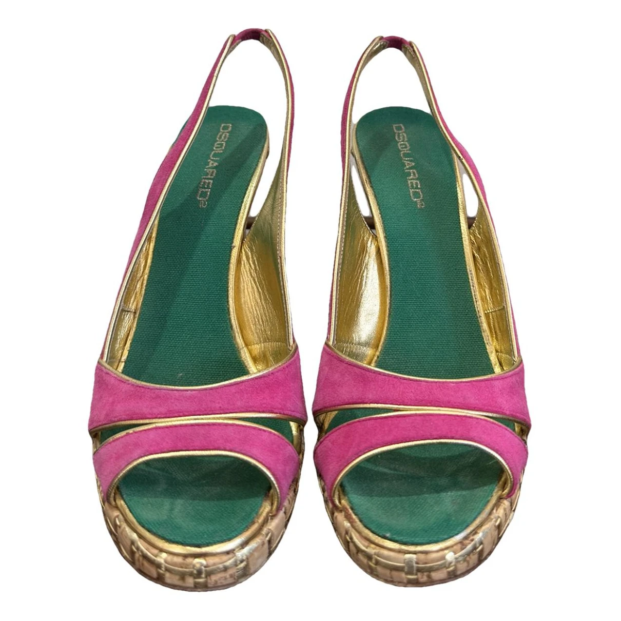 Pre-owned Dsquared2 Leather Heels In Pink