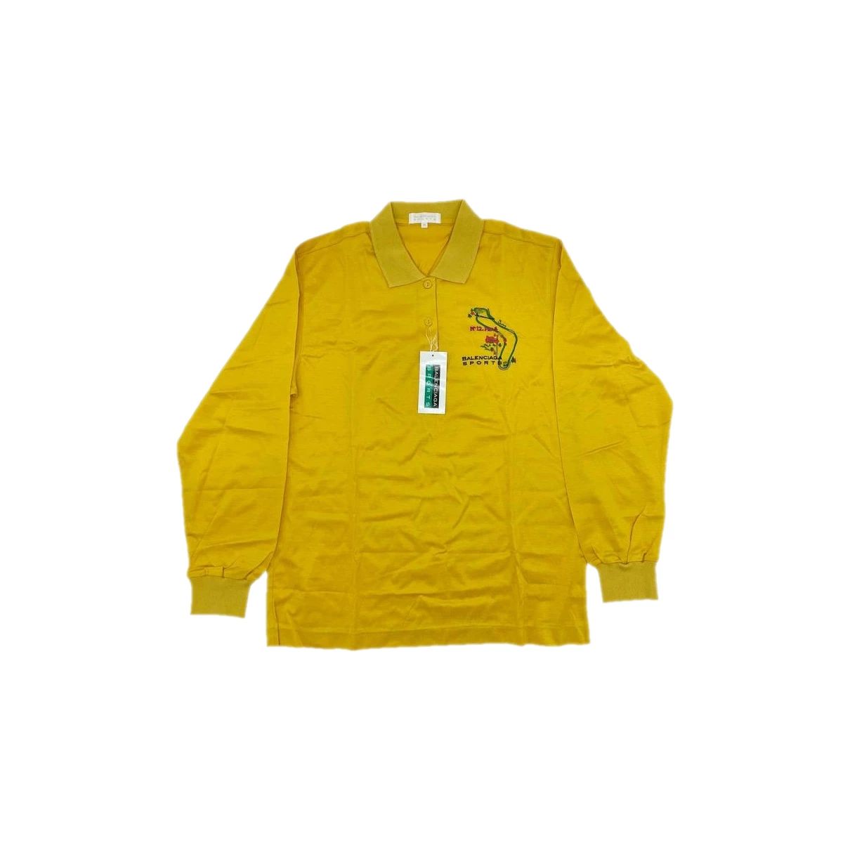 Pre-owned Balenciaga Polo Shirt In Yellow
