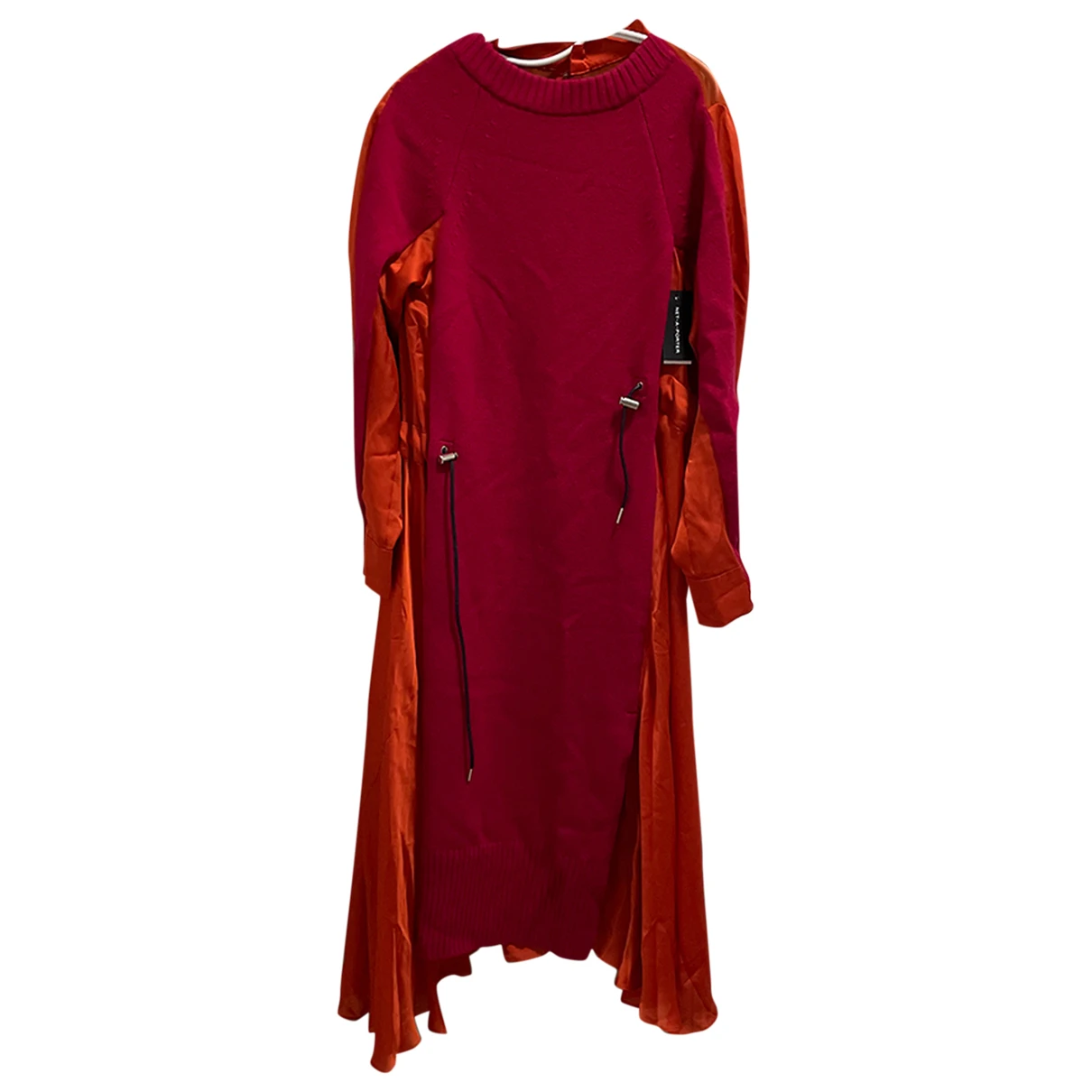 Pre-owned Sacai Mid-length Dress In Red