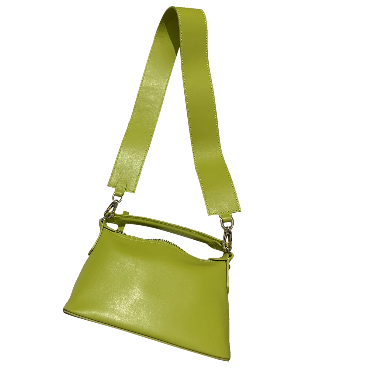 Pre-owned Liujo Leather Handbag In Green