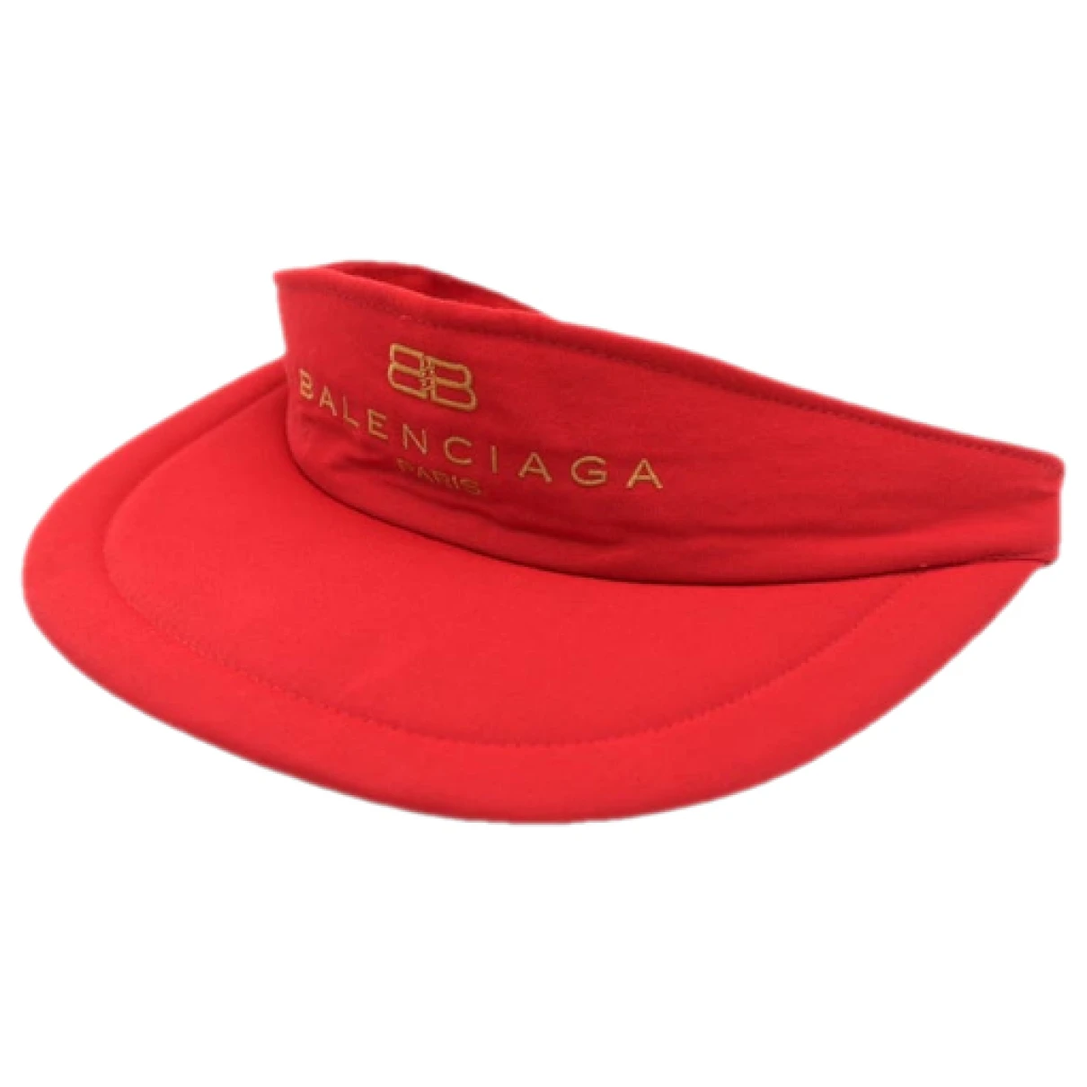 Pre-owned Balenciaga Cloth Hat In Red