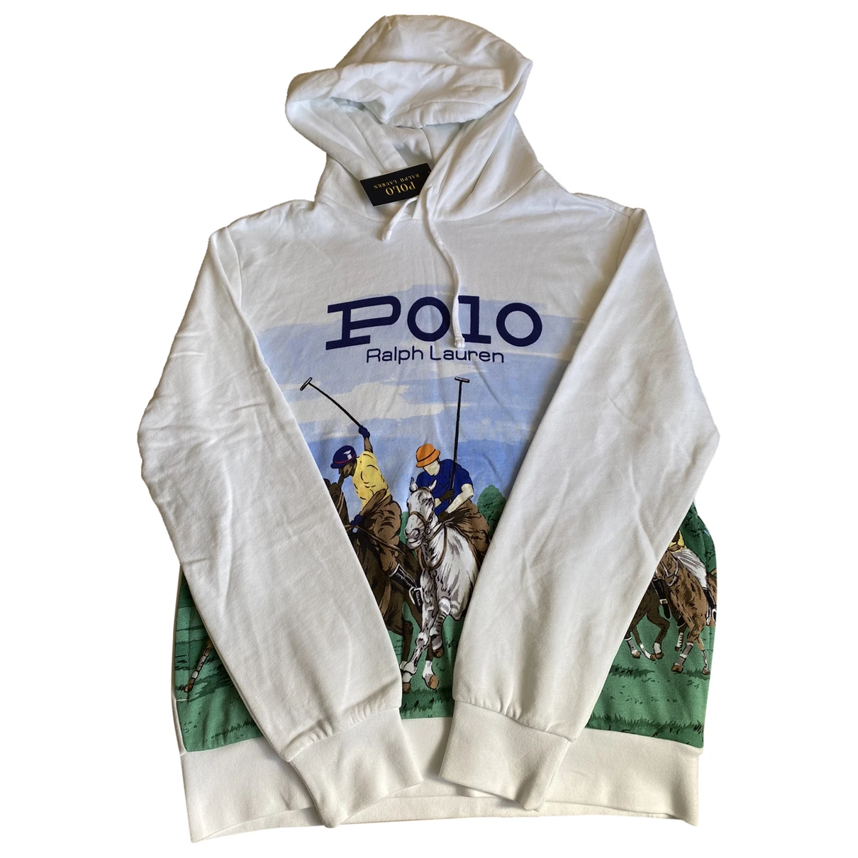 Pre-owned Polo Ralph Lauren Sweatshirt In White