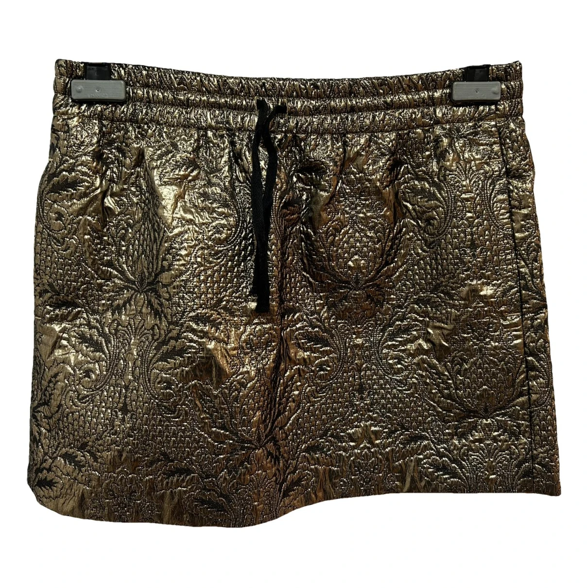 Pre-owned Zadig & Voltaire Mini Skirt In Gold