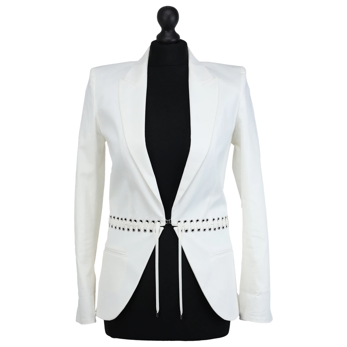 Pre-owned Barbara Bui Suit Jacket In White