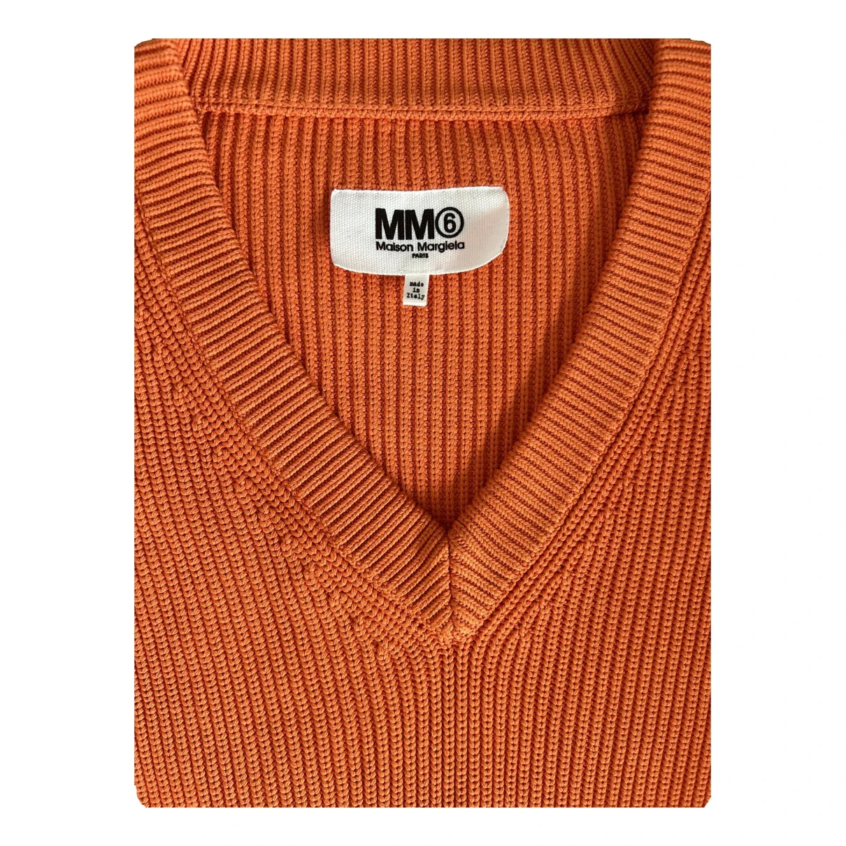 Pre-owned Mm6 Maison Margiela Cardigan In Orange