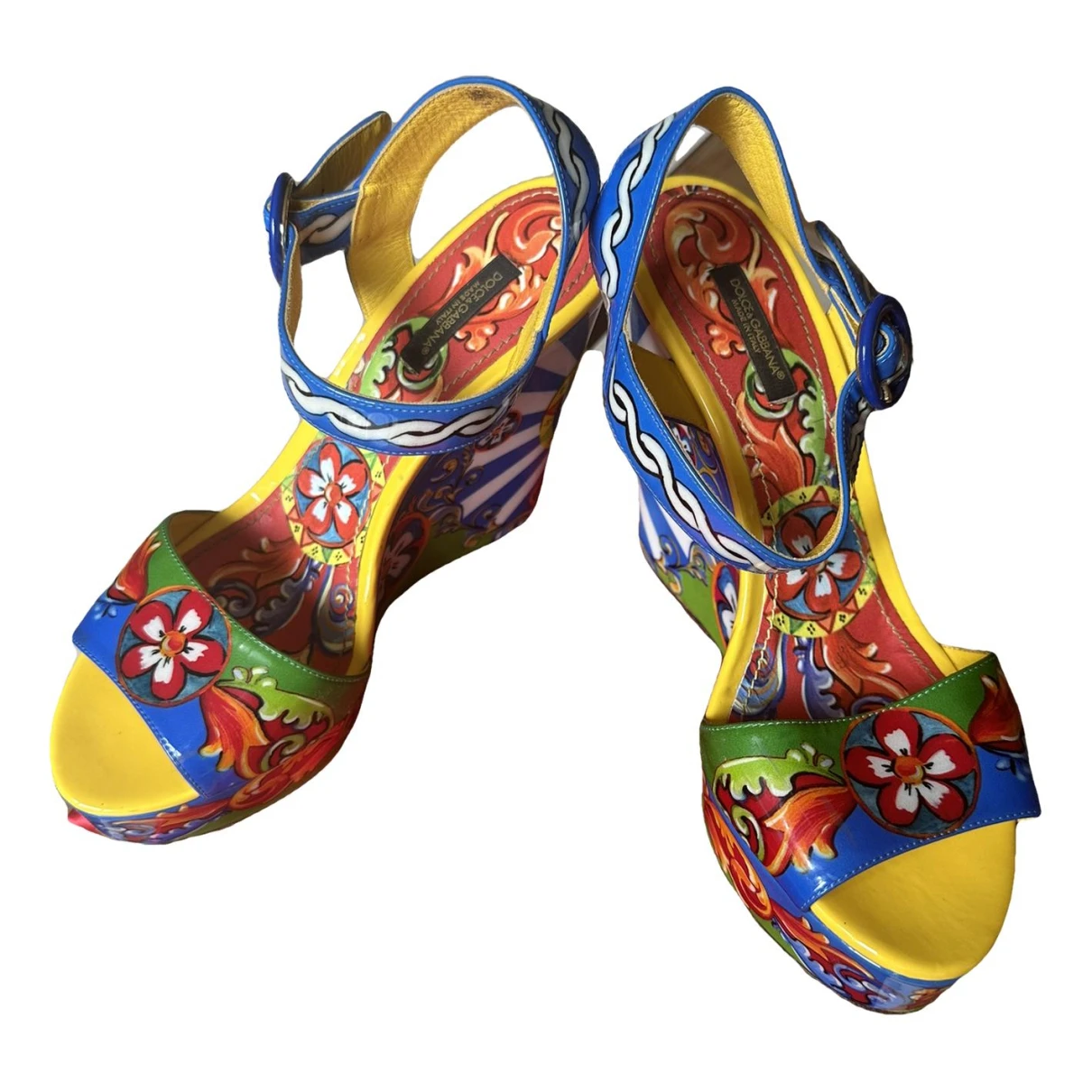 Pre-owned Dolce & Gabbana Leather Sandal In Other