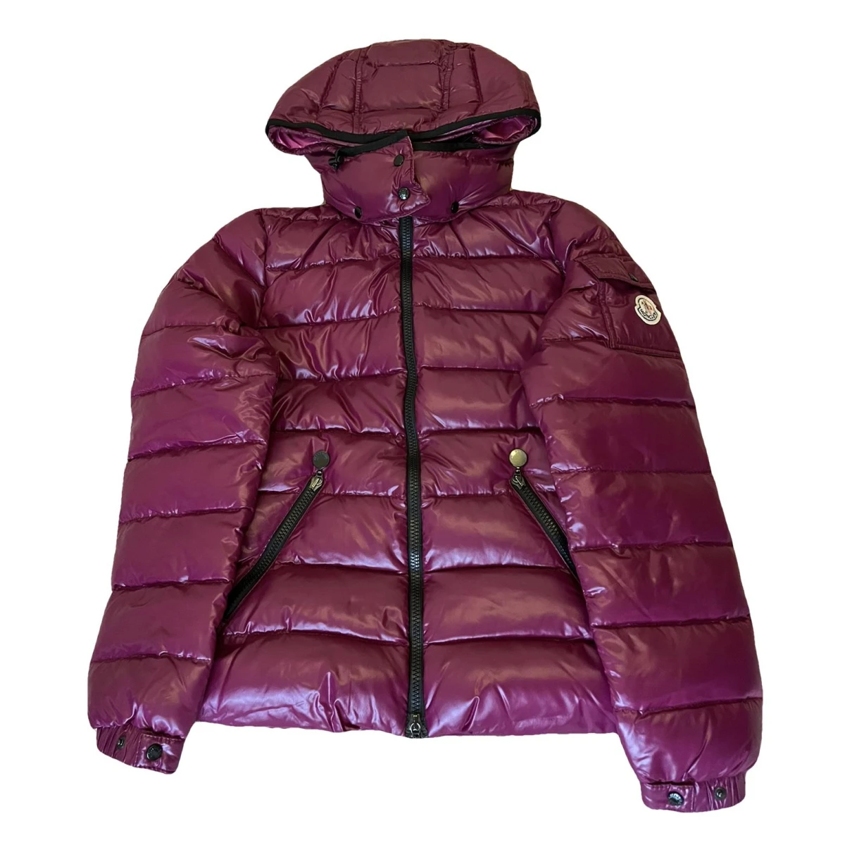 Pre-owned Moncler Hood Jacket In Purple