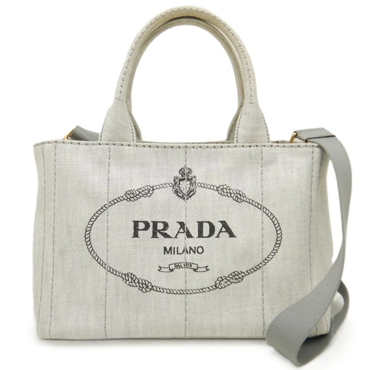 Pre-owned Prada Tote In White