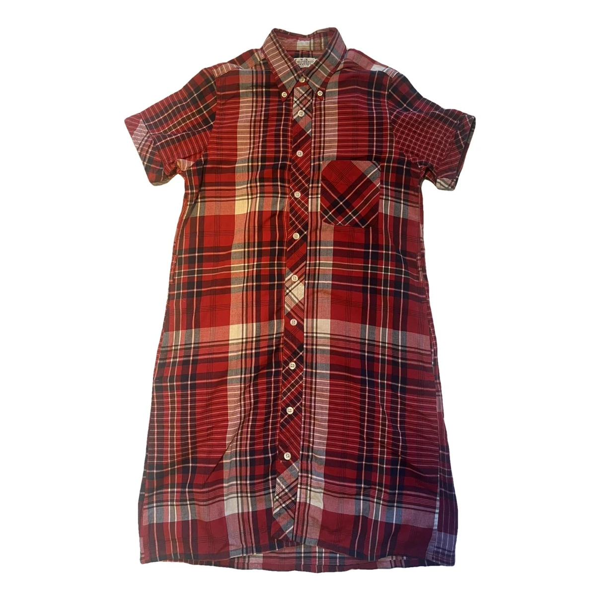 Pre-owned Engineered Garments Mini Dress In Red