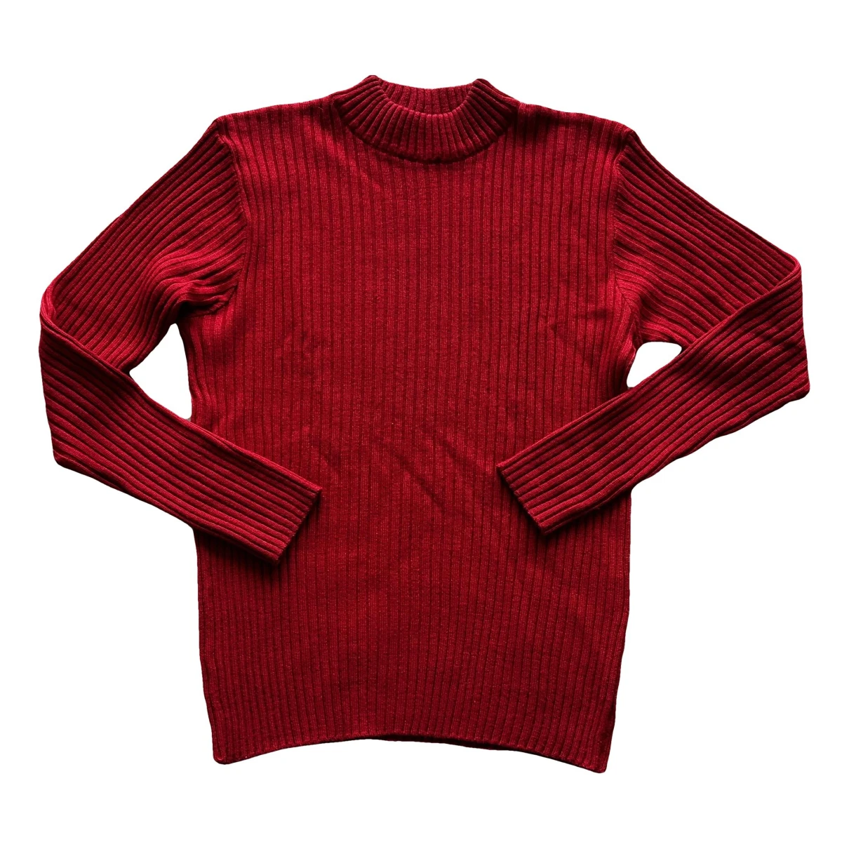 Pre-owned Prada Wool Knitwear & Sweatshirt In Red
