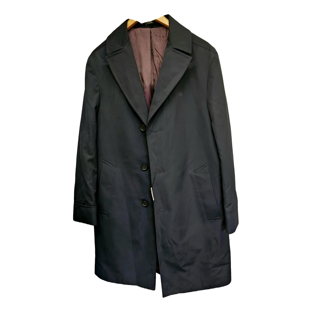 Pre-owned Calvin Klein Trench In Black