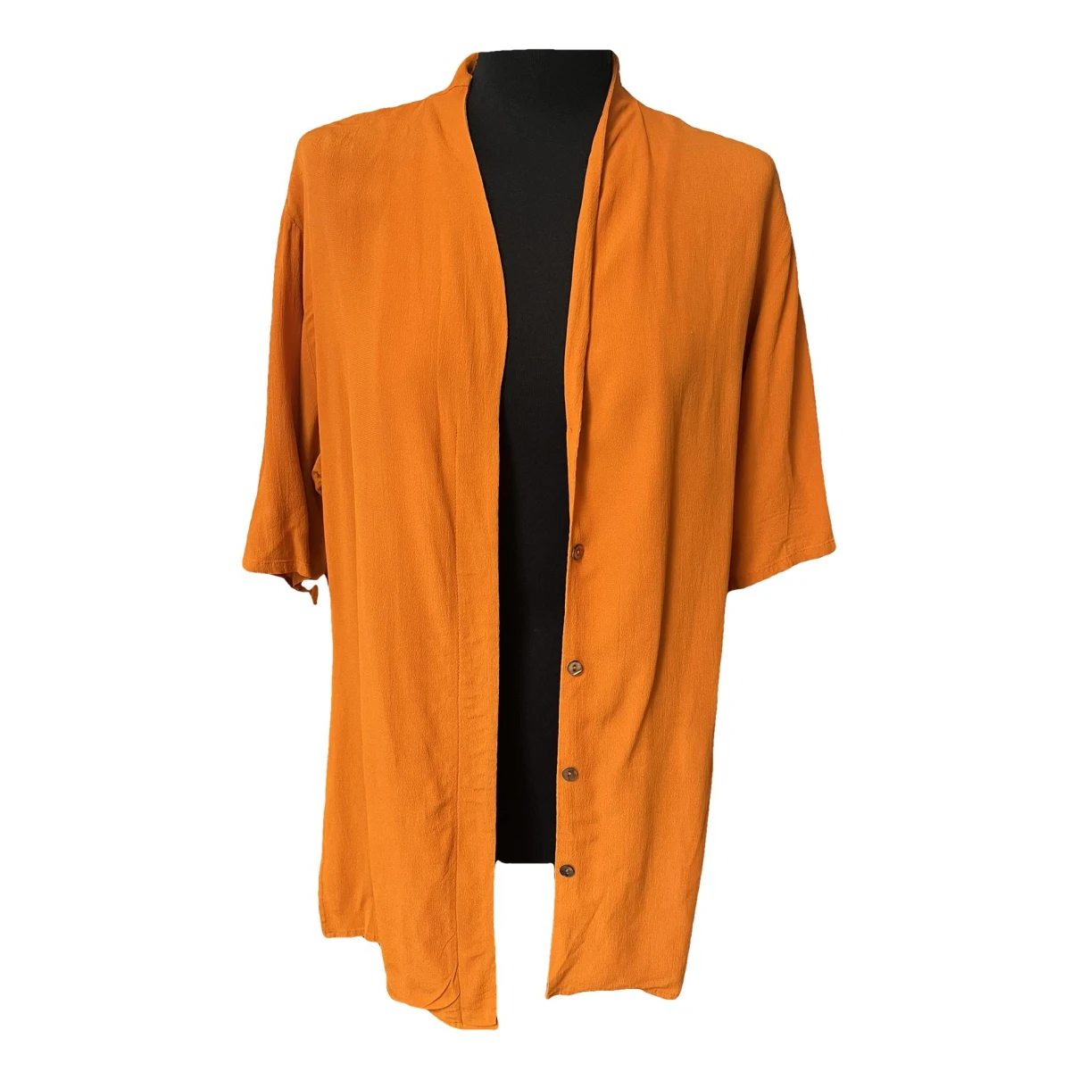 Pre-owned Jean Paul Gaultier Silk Jacket In Orange