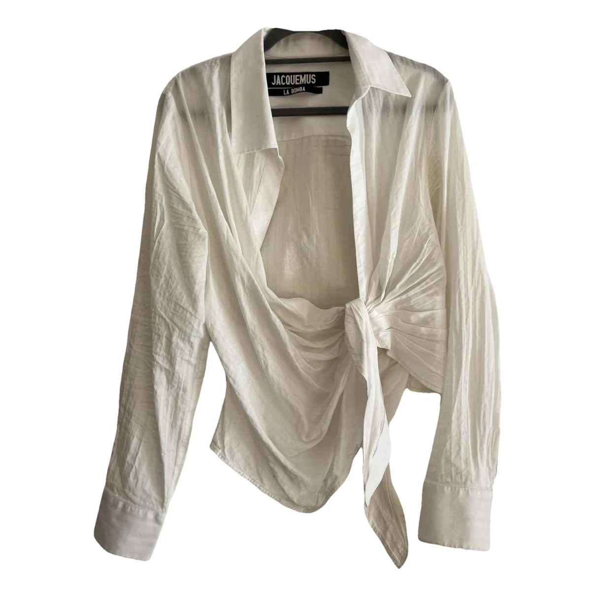Pre-owned Jacquemus La Bomba Blouse In White