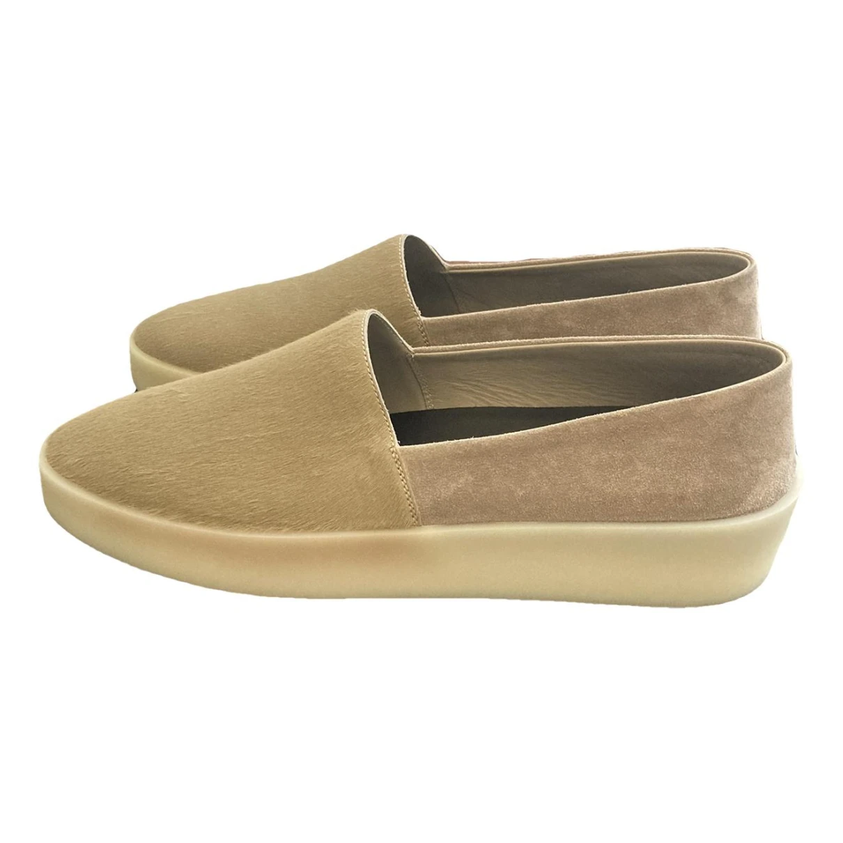 Pre-owned Fear Of God Flats In Camel