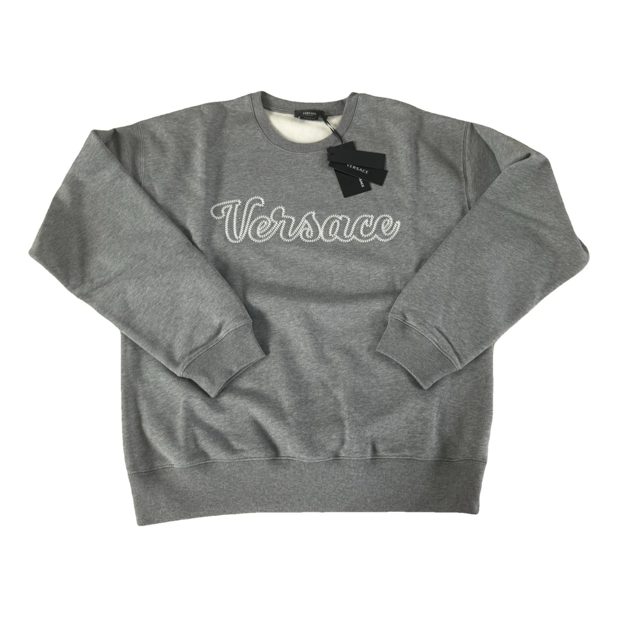 Pre-owned Versace Sweatshirt In Grey