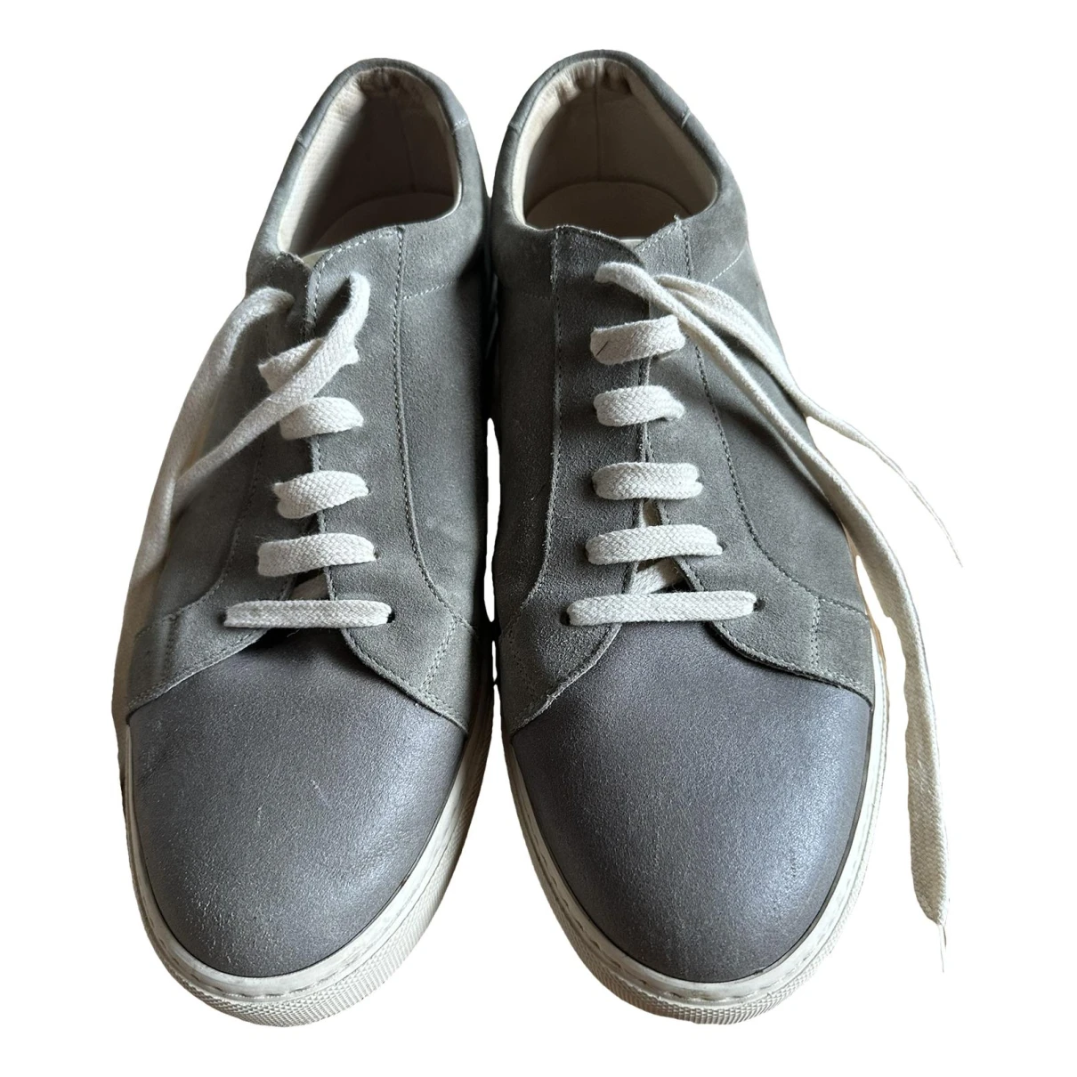 Pre-owned Brunello Cucinelli Low Trainers In Grey