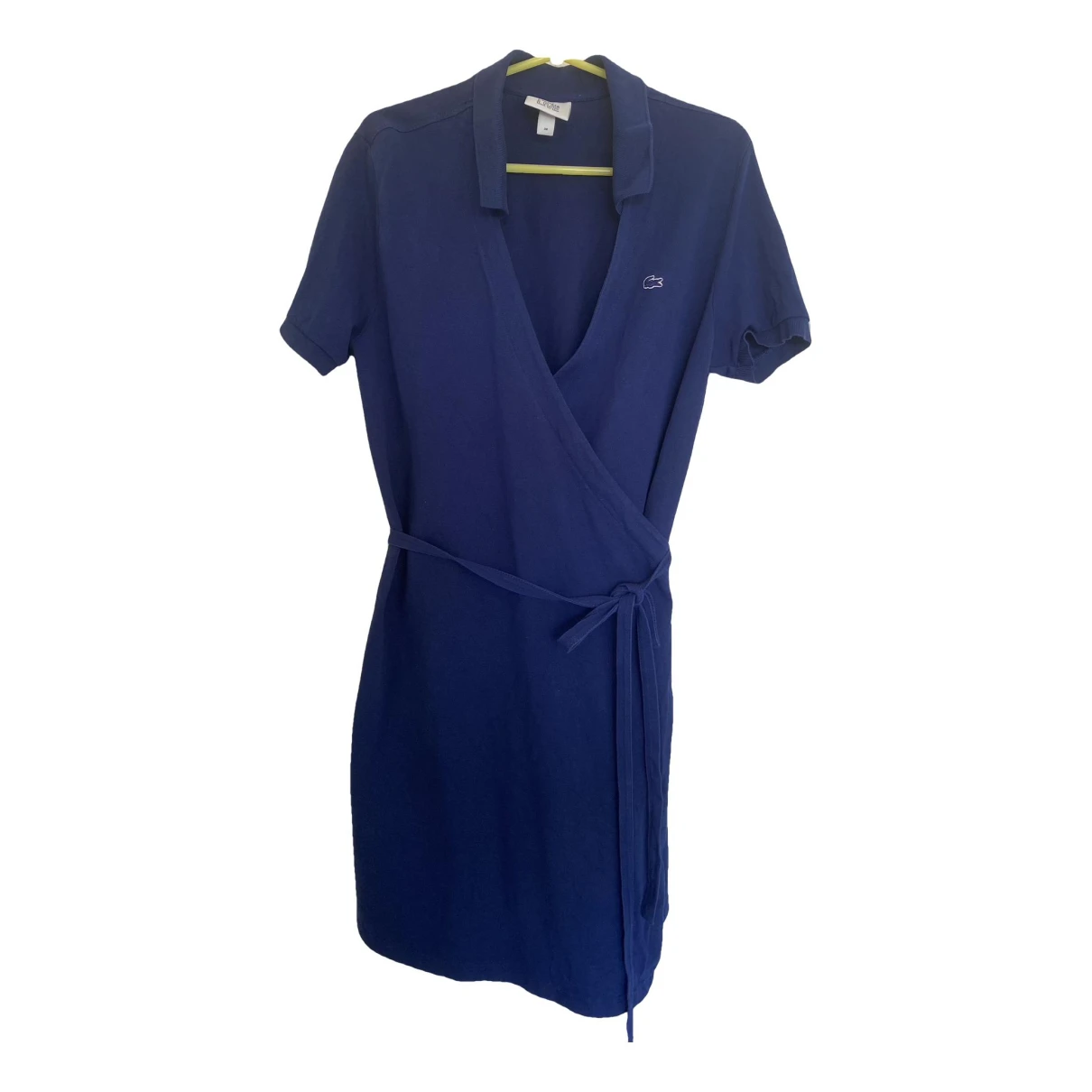 Pre-owned Lacoste Live Mid-length Dress In Blue