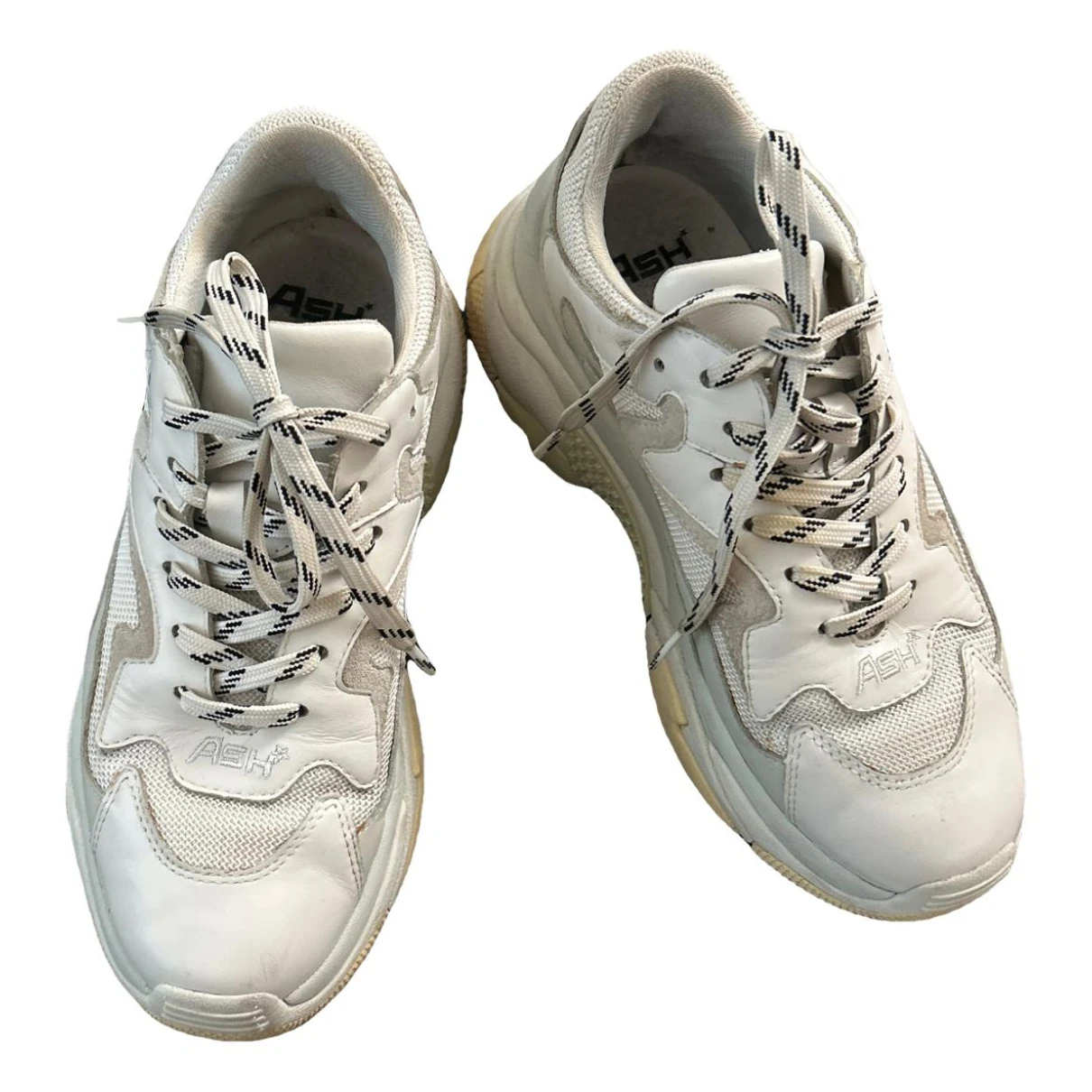 Pre-owned Ash Cloth Trainers In White