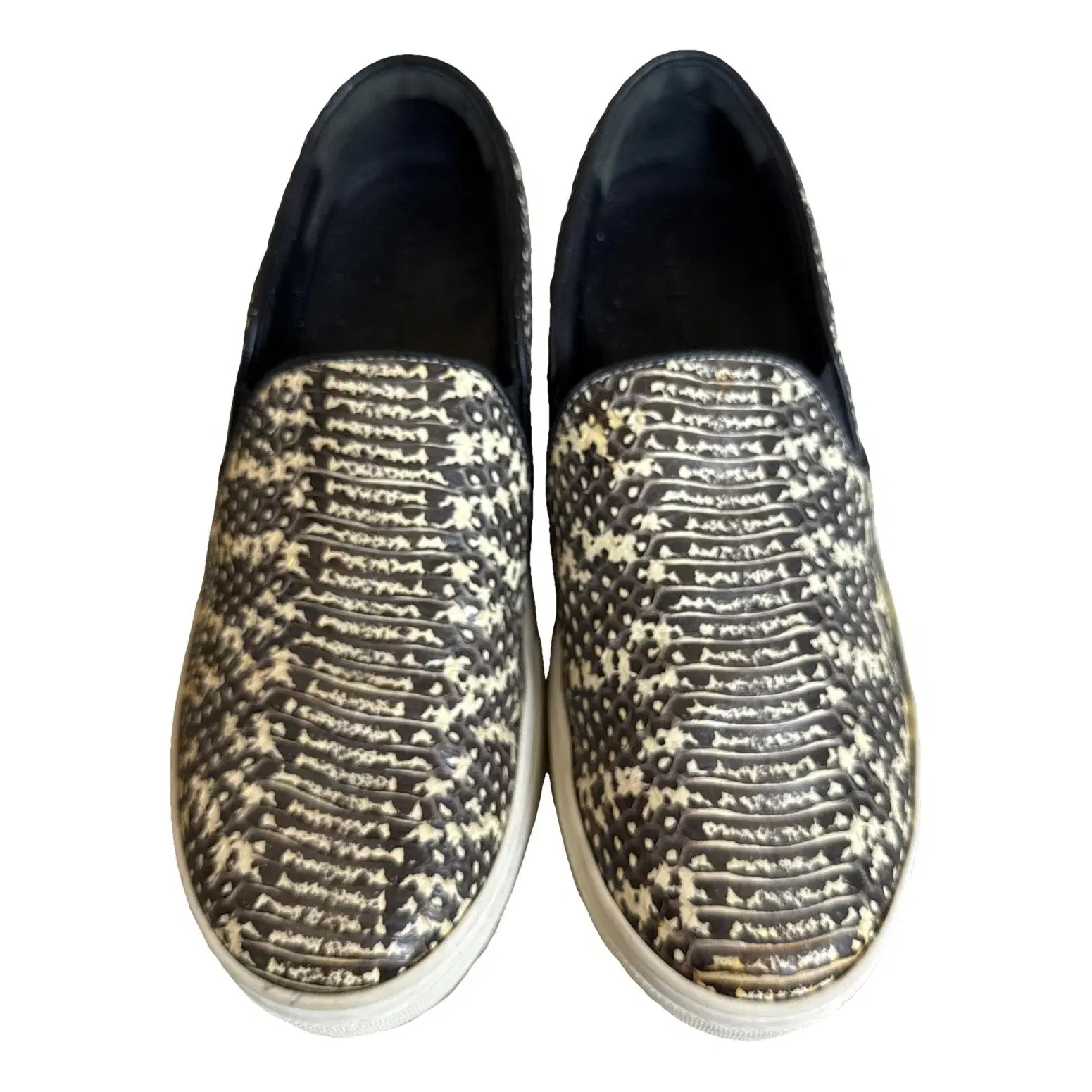 Pull On Python Sneakers Celine